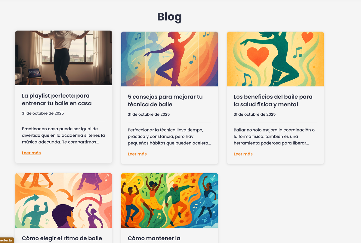 Academy institutional blog