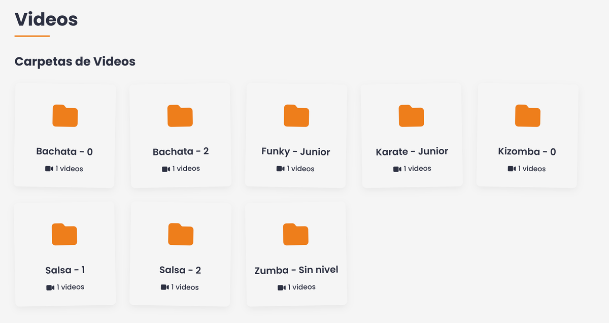 Class video library